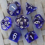 Chessex Translucent - Blue with White Drustvena igra, Beograd, Prodaja, Srbija, Chessex Translucent - Blue with White
