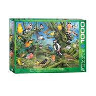 Puzzle, Puzzle 1000, sklapanje puzli, puzzle prodaja, Beograd, Garden Birds by Joahn Francis Puzzle