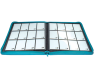 Yu-gi-oh, Prodaja,Srbija,Beograd, Dragon Shield, slivovi, Yugioh oprema, Vivid 12-Pocket Zippered PRO-Binder - Light Blue