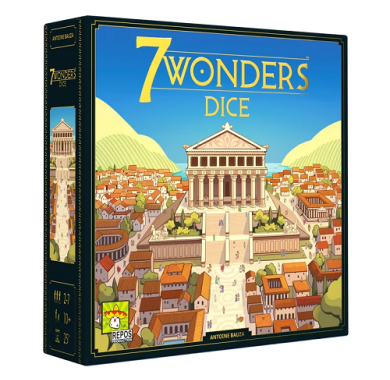 Drustvena igra, drustvene igre, Beograd, Prodaja, Srbija, zabava, porodicne igre, igre za porodicu, fantasy, sci-fi, 7 Wonders Dice