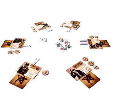 BANG! The Dice Game - Primer postavke table Drustvena igra , Beograd,Prodaja,Srbija, BANG! The Dice Game