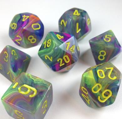 Dungeons & Dragons, FRP, Srbija, Prodaja Beograd, Kockice, Chessex Festive Rio Yellow
