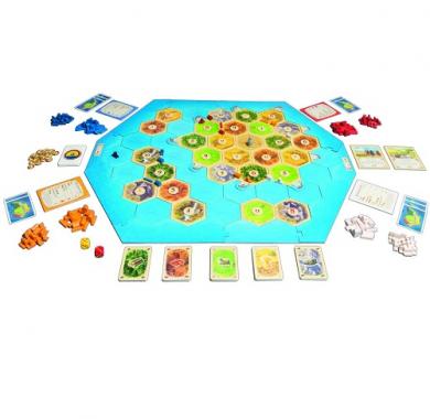 Catan: Pomorci extenzija za 5 i 6 igrača (na nemačkom) Drustvena igra, drustvene igre, Beograd, Prodaja, Srbija, zabava, porodicne igre, igre za porodicu, fantasy, sci-fi,
