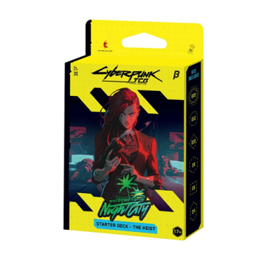 Cyberpunk TCG, Cyberpunk 2077, Cyberpunk Beograd, Cyberpunk Srbija, Cyberpunk TCG – Beta Starter Deck – The Heist 