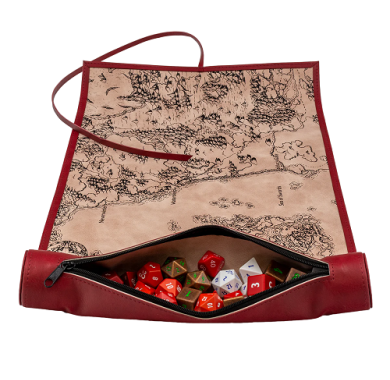 Dungeons & Dragons, FRP, Srbija, Prodaja Beograd, Kockice, D&D Sword Coast Map Dice Scroll