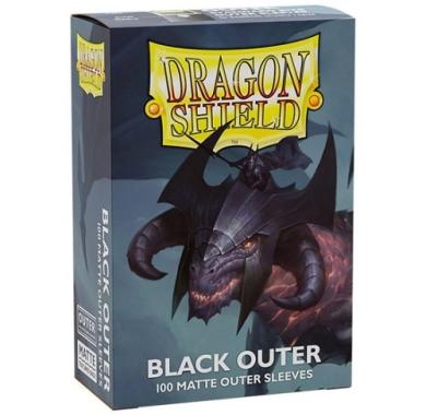 Dragon Shield Standard Matte Black Outer Sleeves