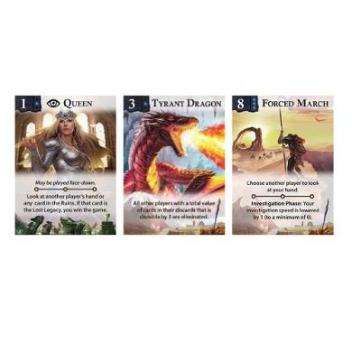 Drustvena igra, drustvene igre, Beograd, Prodaja, Srbija, zabava, party igre, igre zabavu, igre za okupljanje, party, fantasy, sci-fi, Lost Legacy Third Chronicle - Sacred Grail & Staff of Dragons elementi