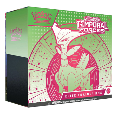 Pokémon, Pokemon, Pokemoni Srbija, Beograd, Prodaja, Pikachu, Charizard, Pokemon TCG booster, Pokemon TCG Temporal Forces Elite Trainer Box Iron Leaves