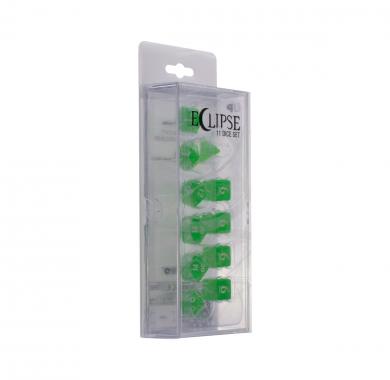 Dungeons & Dragons, FRP, Srbija, Prodaja Beograd, Kockice, Eclipse 11 Dice Set Lime Green