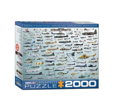 Puzzle, Puzzle 1000, sklapanje puzli, puzzle prodaja, Beograd, Evolution of Military Aircraft Puzzle