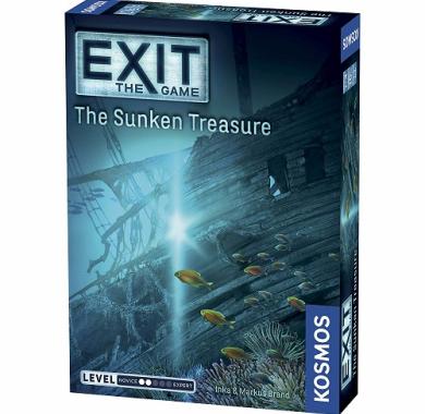 Exit The Game – The Sunken Treasure - Kutija Drustvena igra, drustvene igre, Beograd, Prodaja, Srbija, zabava, party igre, igre zabavu, igre za okupljanje, party, fantasy, sci-fi, Exit The Game – The Sunken Treasure