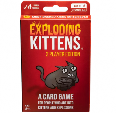 Drustvena igra, drustvene igre, Beograd, Prodaja, Srbija, zabava, party igre, igre zabavu, igre za okupljanje, party, fantasy, sci-fi, Exploding Kittens - 2 Player edition