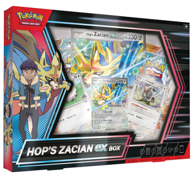Pokémon, Pokemon, Pokemoni Srbija, Beograd, Prodaja, Pikachu, Charizard, Pokemon TCG booster, Pokemon TCG Hop’s Zacian ex Box