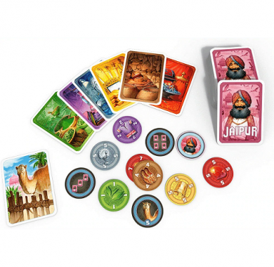 Drustvena igra, drustvene igre, Beograd, Prodaja, Srbija, zabava, porodicne igre, igre za porodicu, fantasy, sci-fi, Jaipur 2nd Edition (na srpskom jeziku)