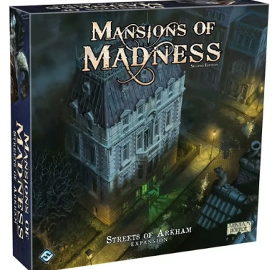 Drustvena igra, drustvene igre, Beograd, Prodaja, Srbija, zabava, porodicne igre, igre za porodicu, fantasy, sci-fi, Mansions of Madness Streets of Arkham Expansion