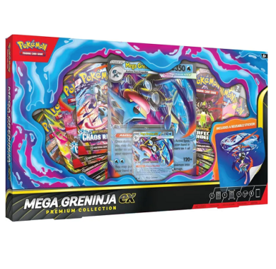 Pokémon, Pokemon, Pokemoni Srbija, Beograd, Prodaja, Pikachu, Charizard, Pokemon TCG booster, Pokemon TCG Mega Greninja ex Premium Collection