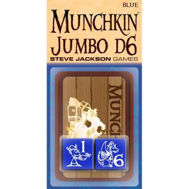 Drustvena igra, drustvene igre, Beograd, Prodaja, Srbija, zabava, party igre, igre zabavu, igre za okupljanje, party, fantasy, sci-fi, Munchkin Jumbo D6 - Blue