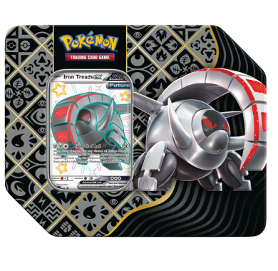 Pokémon, Pokemon, Pokemoni Srbija, Beograd, Prodaja, Pikachu, Charizard, Pokemon TCG booster, Pokemon TCG Pokemon Paldean Fates 4-Booster Tin Iron Treads EX