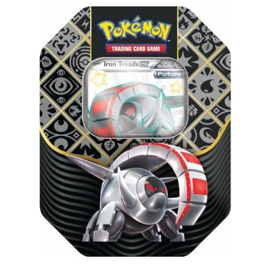 Pokemon Paldean Fates 4-Booster Tin Iron Treads EX Pokémon, Pokemon, Pokemoni Srbija, Beograd, Prodaja, Pikachu, Charizard, Pokemon TCG booster, Pokemon TCG Pokemon Paldean Fates 4-Booster Tin Iron Treads EX