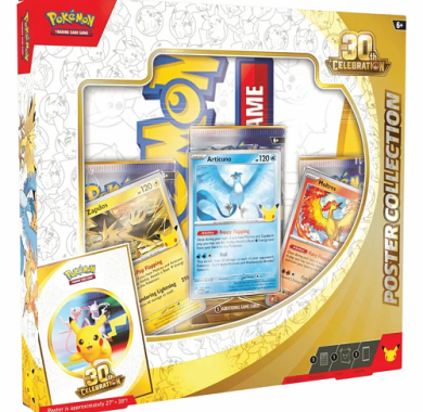 Pokémon, Pokemon, Pokemoni Srbija, Beograd, Prodaja, Pikachu, Charizard, Pokemon TCG booster, Pokemon TCG 30th Celebration Poster Collection