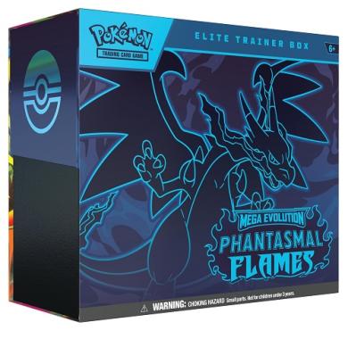 Pokemon TCG Mega Evolution Phantasmal Flames Elite Trainer Box Pokémon, Pokemon, Pokemoni Srbija, Beograd, Prodaja, Pikachu, Charizard, Pokemon TCG booster, Pokemon TCG Mega Evolution Phantasmal Flames Elite Trainer Box