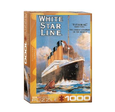 Puzzle, Puzzle 1000, sklapanje puzli, puzzle prodaja, Beograd, White Star Line Titanic Puzzle 