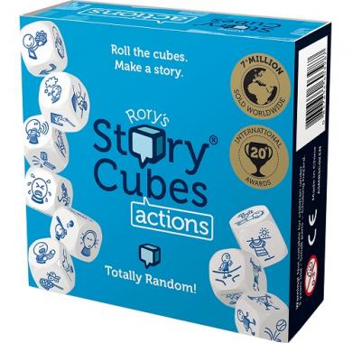 Rory's Story Cubes - Actions - Kutija Drustvena igra, drustvene igre, Beograd, Prodaja, Srbija, zabava, party igre, igre zabavu, igre za okupljanje, party, fantasy, sci-fi, Rory's Story Cubes - Actions