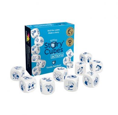 Rory's Story Cubes - Actions - Kockice Drustvena igra, drustvene igre, Beograd, Prodaja, Srbija, zabava, party igre, igre zabavu, igre za okupljanje, party, fantasy, sci-fi, Rory's Story Cubes - Actions