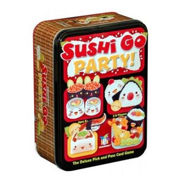 Drustvena igra, drustvene igre, Beograd, Prodaja, Srbija, zabava, party igre, igre zabavu, igre za okupljanje, party, fantasy, sci-fi,Sushi Go Party!