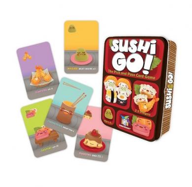 Sushi Go! - Kutija i karte Drustvena igra, drustvene igre, Beograd, Prodaja, Srbija, zabava, party igre, igre zabavu, igre za okupljanje, party, fantasy, sci-fi, Srbija