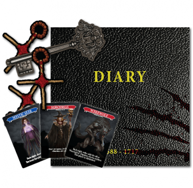 Ultimate Werewolf Legacy - Dnevnik naratora i uloge Drustvena igra, drustvene igre, Beograd, Prodaja, Srbija, zabava, party igre, igre zabavu, igre za okupljanje, party, fantasy, sci-fi, Ultimate Werewolf Legacy