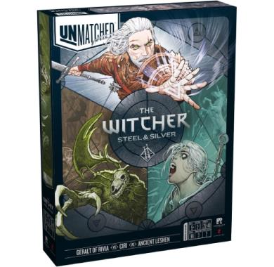 Unmatched The Witcher Steel & Silver Drustvena igra, drustvene igre, Beograd, Prodaja, Srbija, zabava, porodicne igre, igre za porodicu, fantasy, sci-fi, Unmatched The Witcher Steel & Silver