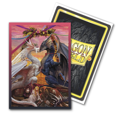 One Piece Card Game, MTG, Pokemon, Digimon TCG, Prodaja,Srbija,Beograd, Dragon Shield, slivovi, Dragon Shield, Dragon Shield Standard Size Brushed Art - Valentine Dragons