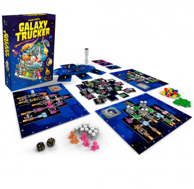 Galaxy Trucker Second Edition - Sadržaj Drustvena igra, drustvene igre, Beograd, Prodaja, Srbija, zabava, fantasy, sci-fi,Galaxy Trucker Second Edition