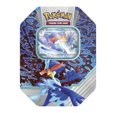 Pokemon TCG Paldea Partners Tin Quaquaval EX Pokémon, Pokemon, Pokemoni Srbija, Beograd, Prodaja, Pikachu, Charizard, Pokemon TCG booster, Pokemon TCG Paldea Partners Tin Quaquaval EX